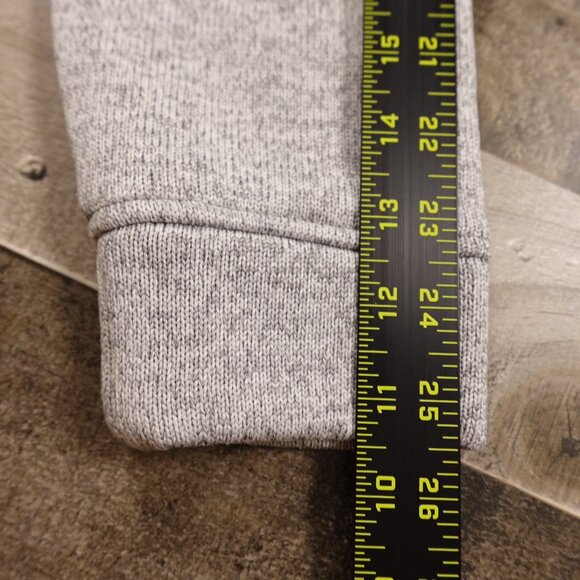 Eddie Bauer Radiator Fleece Snap Mock Pullover Men's Medium Gray Heather - Picture 7 of 10